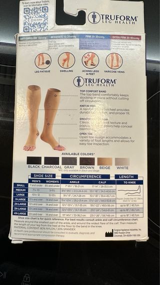 Calze compressione TRUFORM taglia M