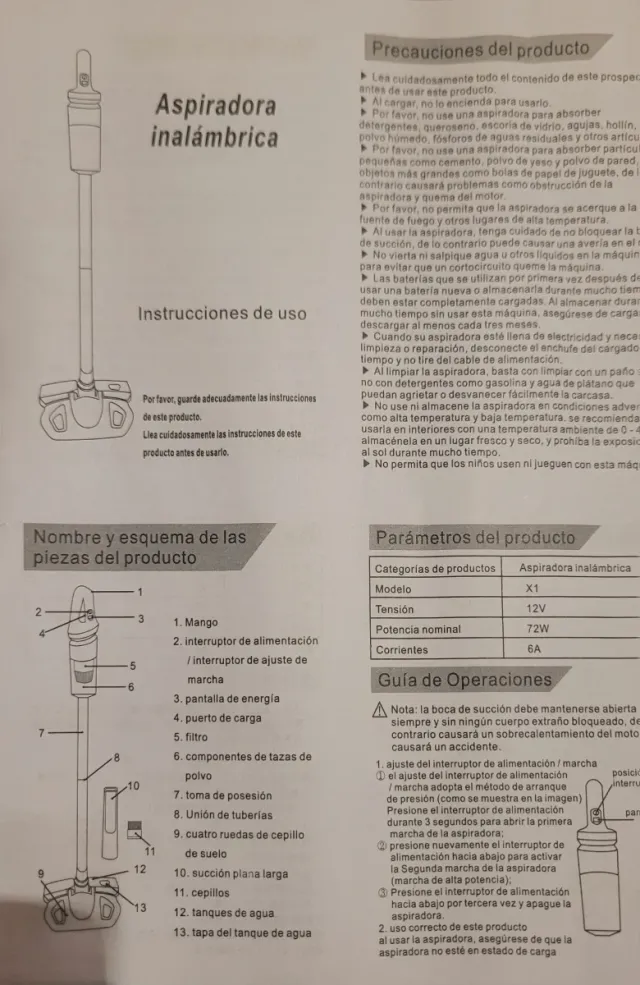 Aspiradora Inalámbrica