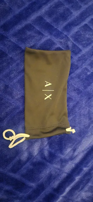Custodia sacchetto occhiali AX Armani Exchange ner