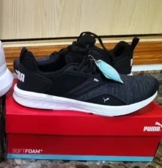 Zapatillas Puma Negras y Grises