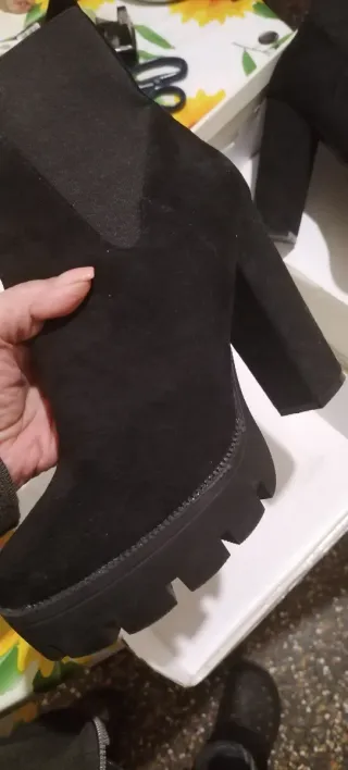 Stivali neri tacco alto plateau