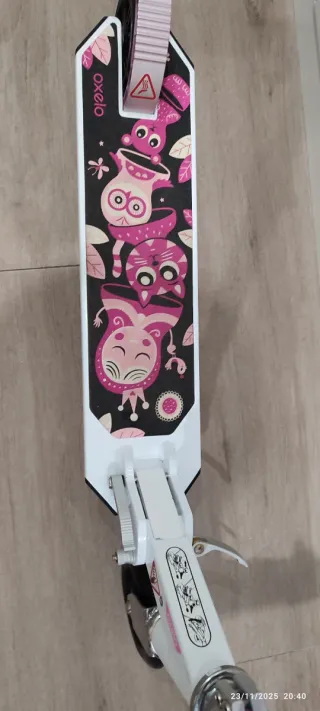 Patinete infantil Oxelo rosa