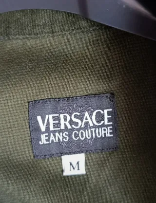 Camicia Versace Jeans Couture Verde tg M oversize
