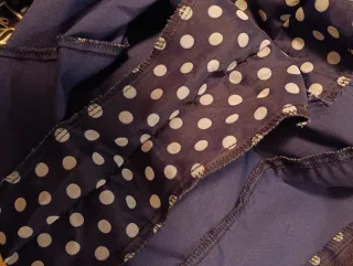 Vestido Flamenca Lunares Azul y Blanco talla 38