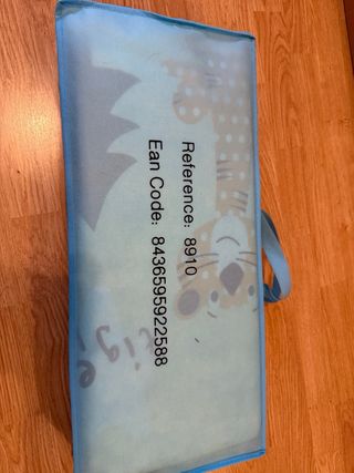 Parque de juego bebé MS L 120x120 y alfombra