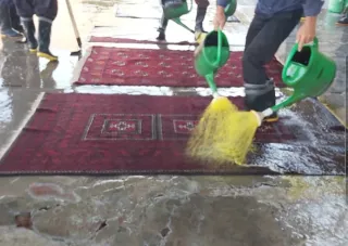 Tappeti multicolor in lana