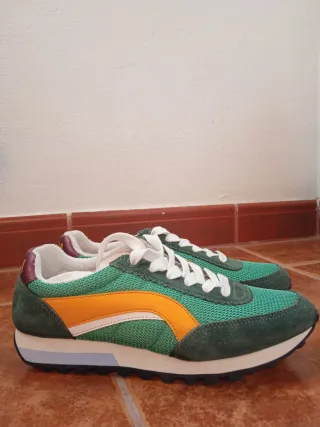 Zapatillas Bimba y Lola Verde y Amarillo