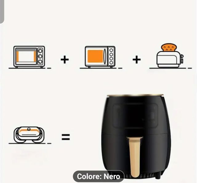 Friggitrice ad aria 6L