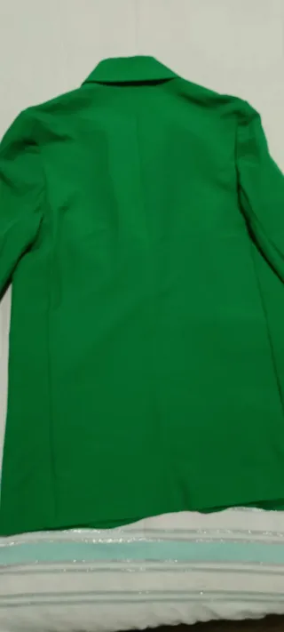 Chaqueta Stradivarius Verde Talla XS