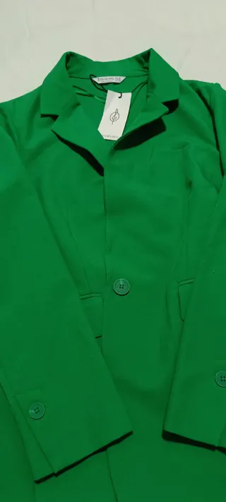 Chaqueta Stradivarius Verde Talla XS