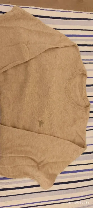 Jersey de lana Burberry beige hombre