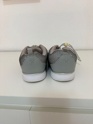 Zapatillas Mujer Gris Plata