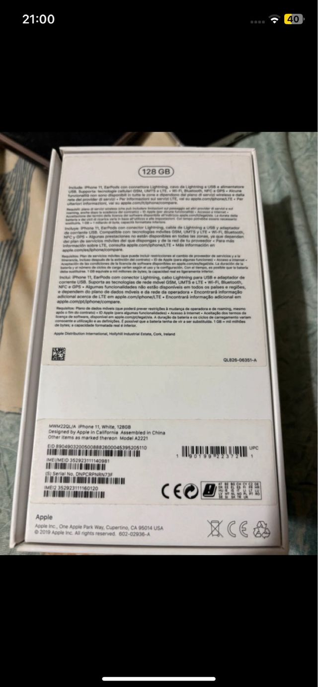 iPhone 11 128GB Bianco