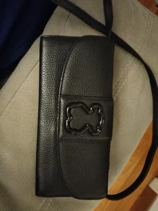 Monedero Tous Negro Piel