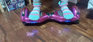 Hoverboard con Silla Rosa