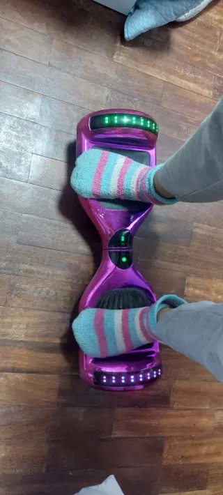 Hoverboard con Silla Rosa
