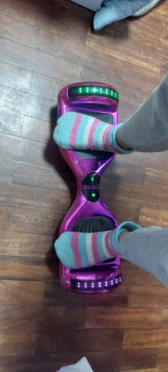 Hoverboard con Silla Rosa