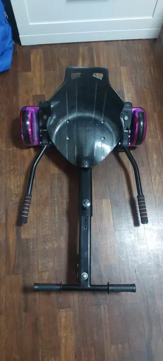 Hoverboard con Silla Rosa