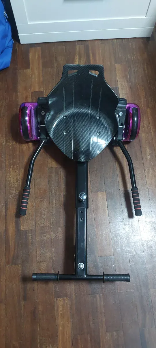 Hoverboard con Silla Rosa