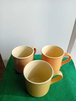 Set 3 Bicchieri Vintage Ceramica