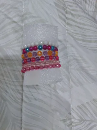 Lote 6 pulseras infantiles