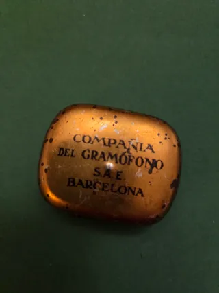 Lata Agujas Gramófono La Voz de su Amo