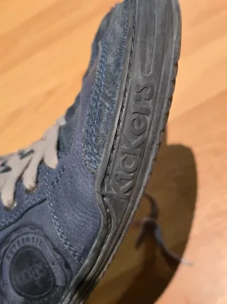 Botas Kickers Talla 43 Hombre Azul/Gris