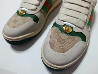 Zapatillas Gucci Beige y Verde
