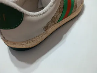 Zapatillas Gucci Beige y Verde