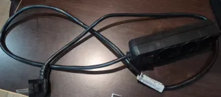 Regleta 3 tomas negra