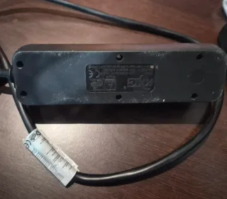 Regleta 3 tomas negra