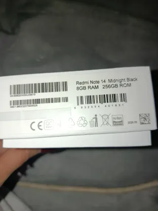 Xiaomi Redmi Note 14 Negro 256 gb