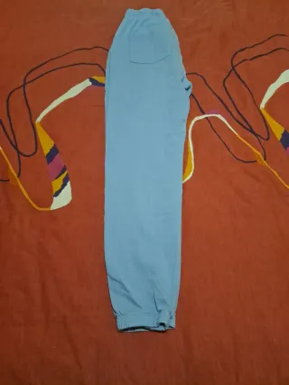 Pantalones chándal niña azul Talla 13-14 (164cm).