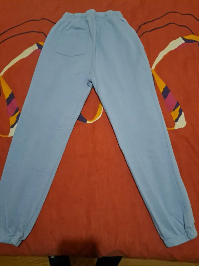 Pantalones chándal niña azul Talla 13-14 (164cm).