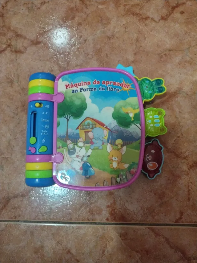 Libro musical infantil Máquina de aprender