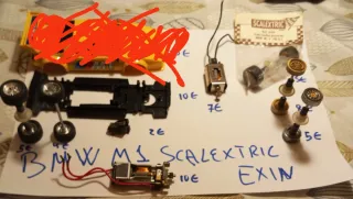 BMW M1 Scalextric Exin Desguace