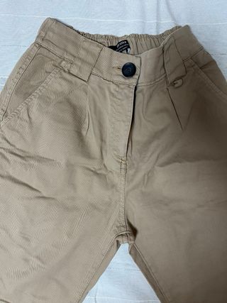 Pantalón cargo mujer marrón