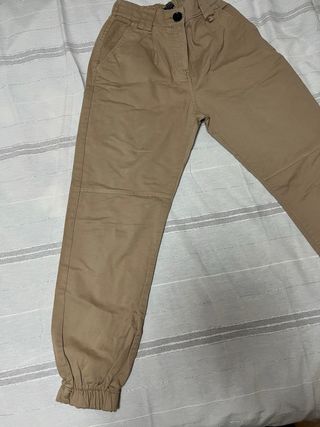 Pantalón cargo mujer marrón