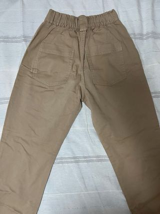Pantalón cargo mujer marrón
