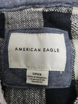 Camisa cuadros American Eagle
