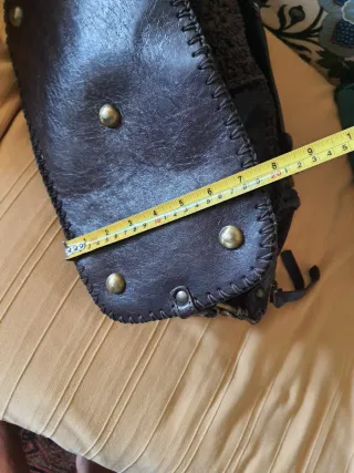 Borsa Maliparmi Patchwork Pelle Marrone