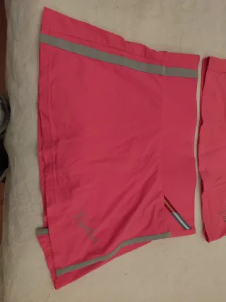 Conjunto pádel mujer Varlion rosa y gris