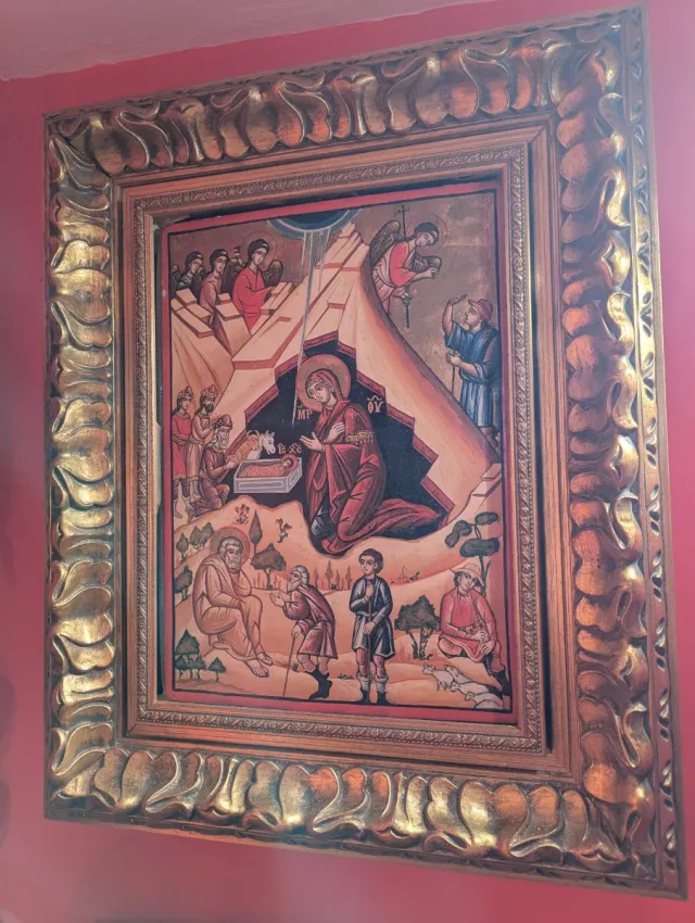 Cuadro Bizantino Natividad Jesús