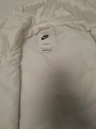 Gilet Nike bianco e grigio taglia M