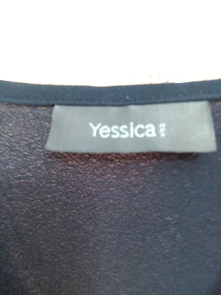 Camisa fina mujer azul marino