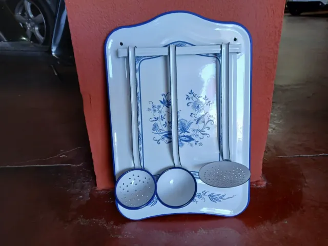 Juego utensilios de esmalte