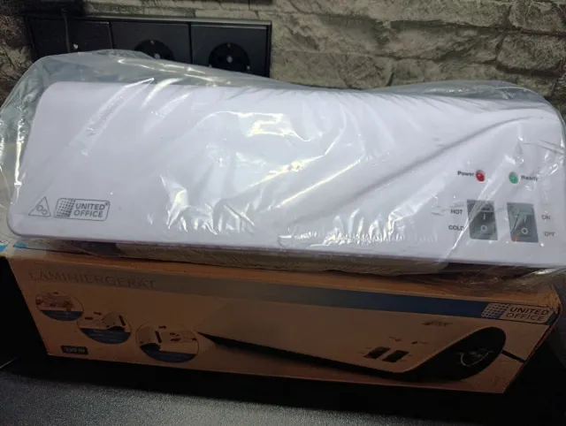 Plastificadora A4 UNITED OFFICE Blanca