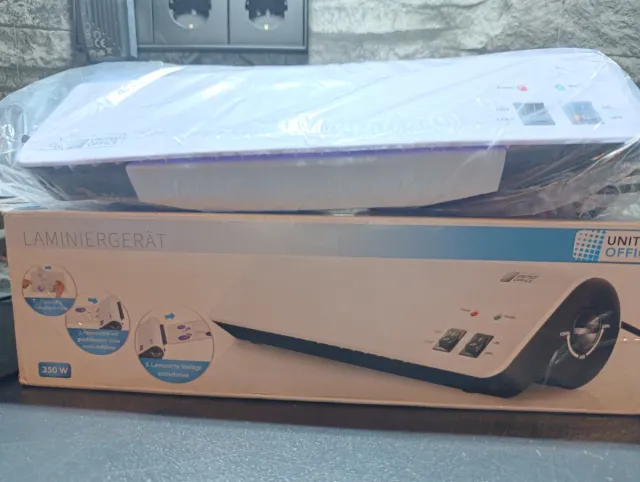 Plastificadora A4 UNITED OFFICE Blanca