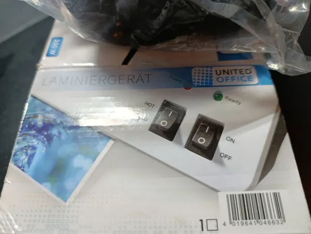 Plastificadora A4 UNITED OFFICE Blanca