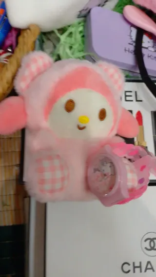 Peluche My Melody Hello Kitty Rosa